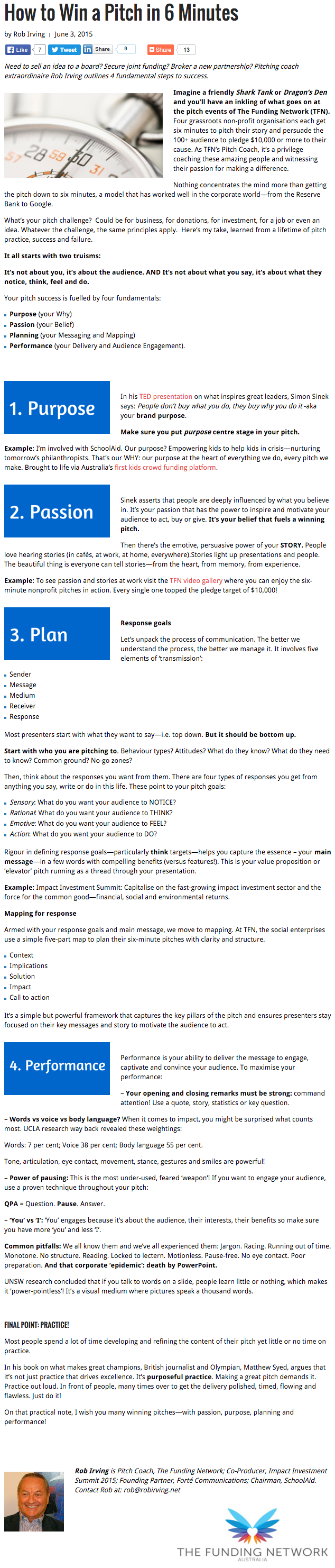 Gen mag 6 min pitch R Irving